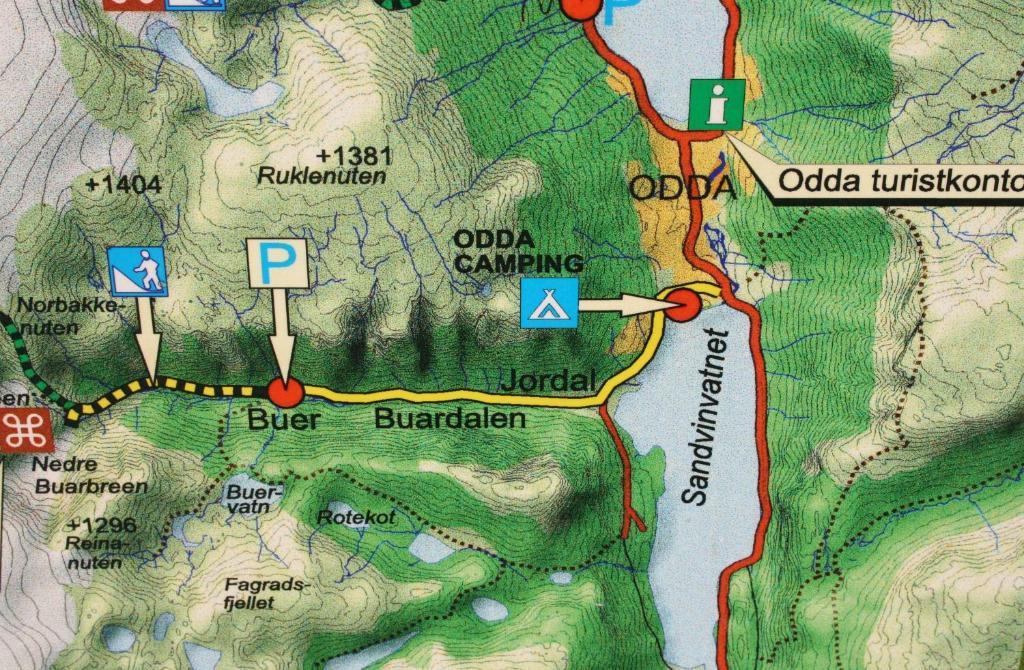 Trolltunga Camping Odda Bilik gambar